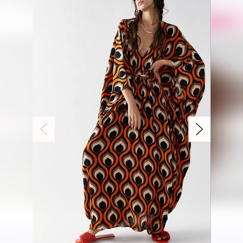 Free People Groovy Baby Maxi Kaftan